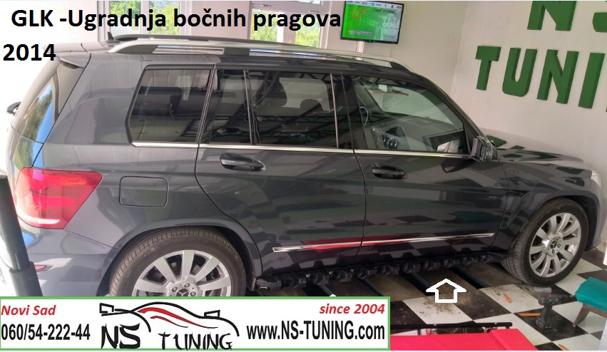 glk mercedes 2012 0213 2014 2015 2016  godiste bocni pragovi ugradnja novi sad ns tuning beograd